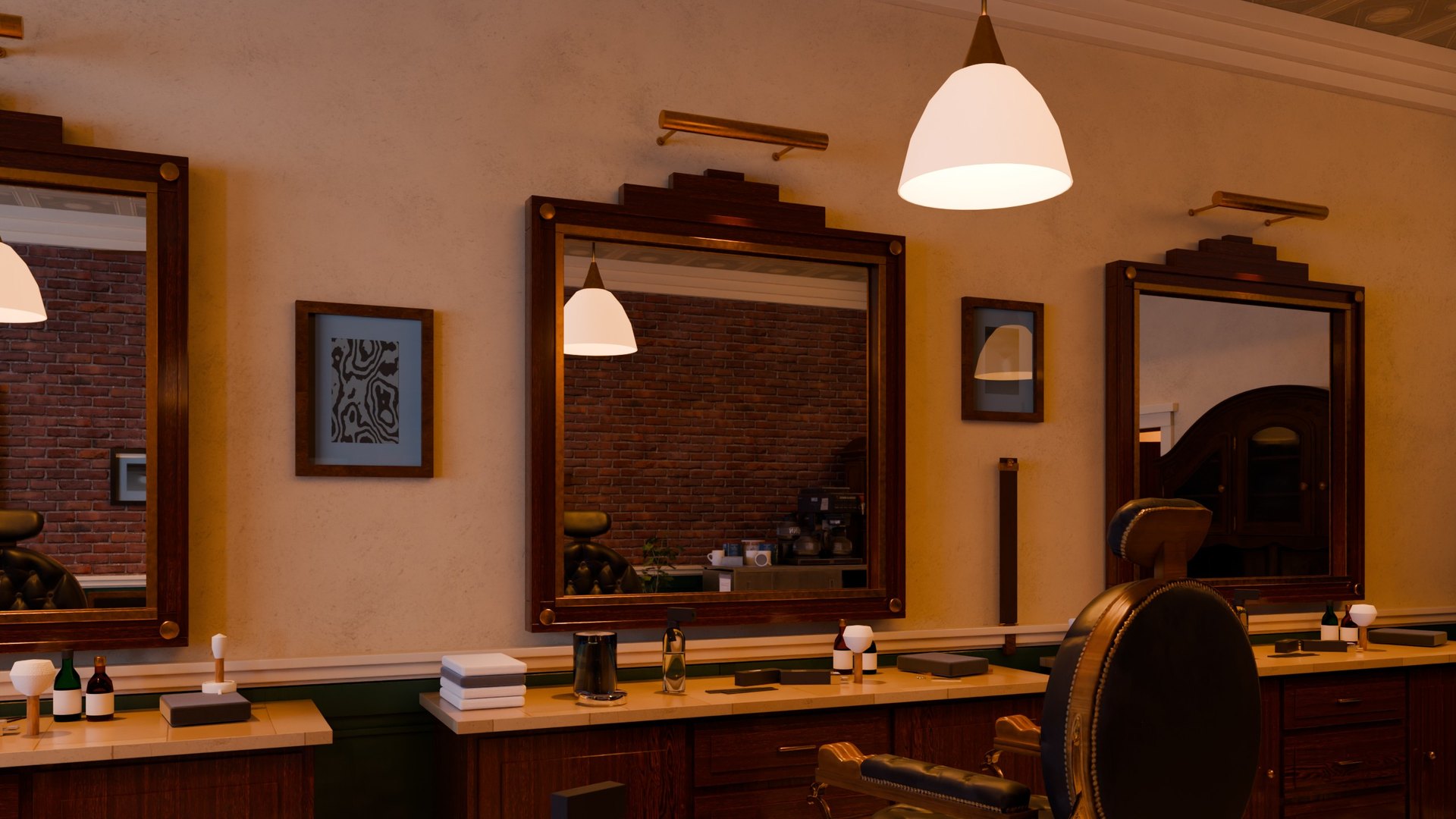 Barbershop station