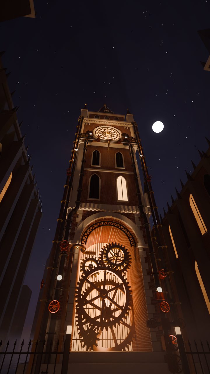 The tower, final render, frame 150