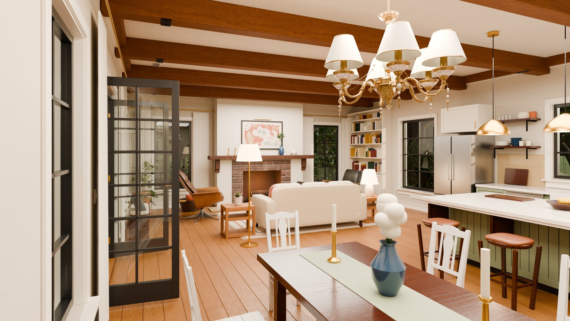 Modern house great room